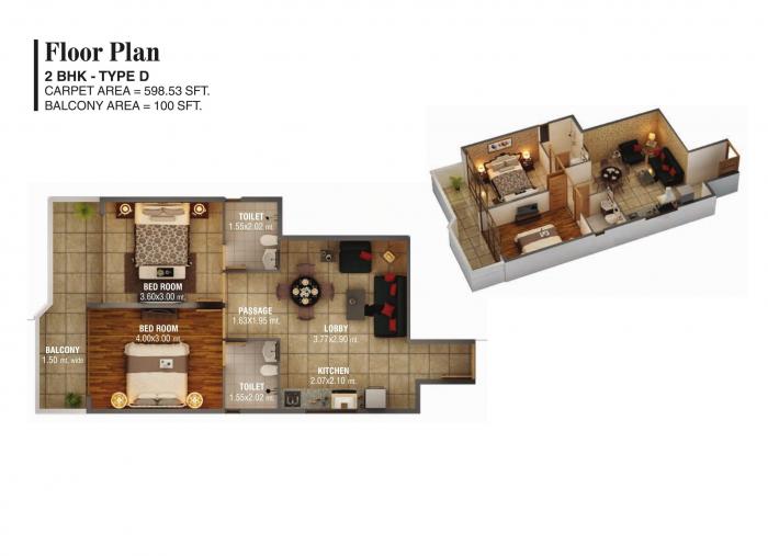 Pyramid Midtown - Floor Plan