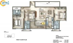 Radiance Elite - Floor plan