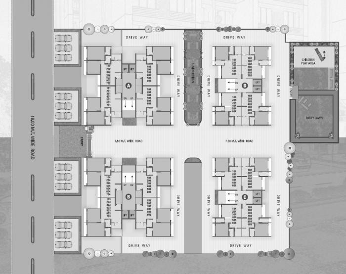KC Swastik Heritage - Site Plan