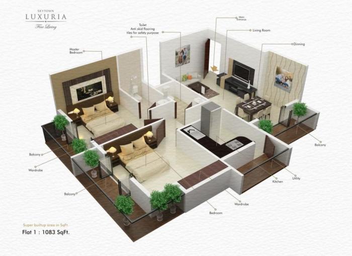 Skytown Luxuria - Floor Plan