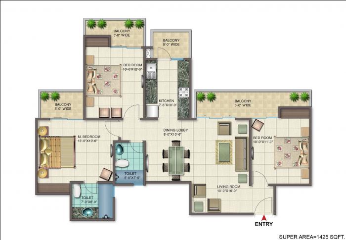 Nirala Splendora - Floor Plan