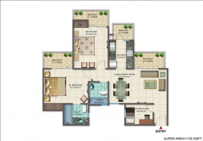 Nirala Splendora - Floor Plan