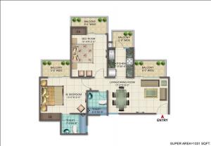 Nirala Splendora - Floor plan