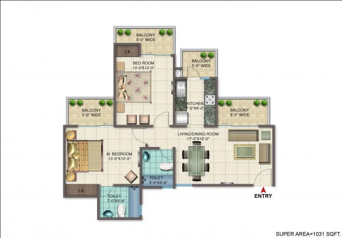 Nirala Splendora - Floor Plan