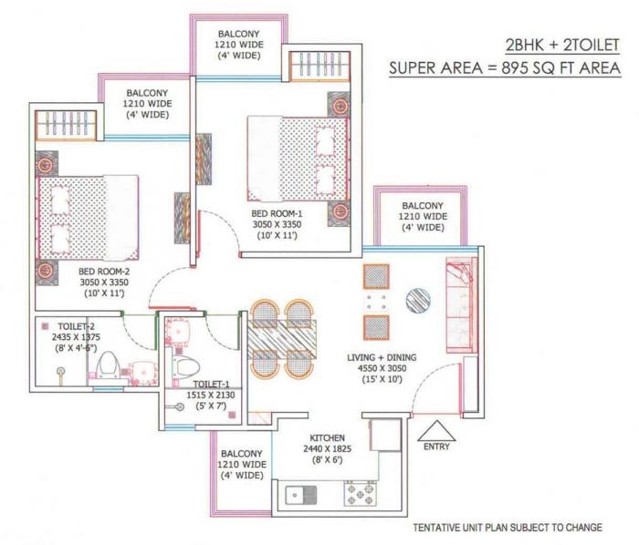 Ajnara Sports City - Floor Plan