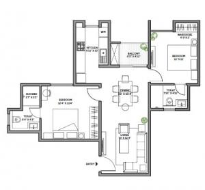 Assetz Canvas And Cove - Floor plan