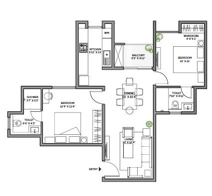 Assetz Canvas And Cove - Floor Plan