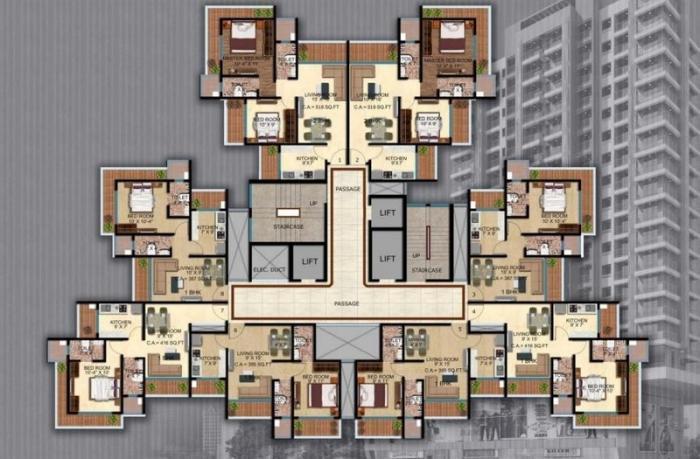 Navkar Pallazo - Site Plan