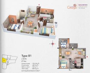 Cordial Gitanjali - Floor plan
