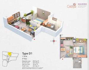 Cordial Gitanjali - Floor plan