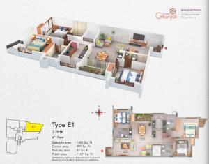 Cordial Gitanjali - Floor plan