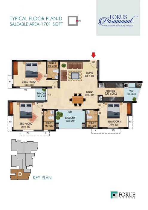 Forus Paramount - Floor Plan