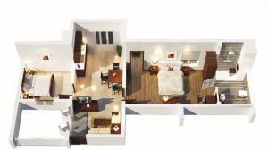 Alive The Rainbow - Floor plan