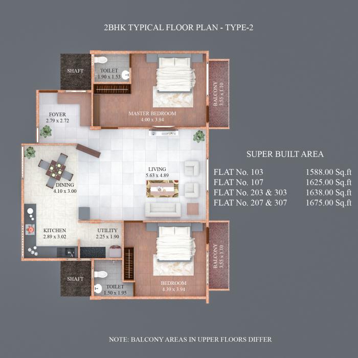 Pramur Aster - Floor Plan
