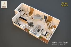 Rohan Square - Floor plan