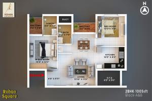 Rohan Square - Floor plan