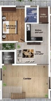 Sree Amitra's Aashirya - Floor Plan