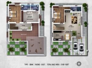 Sree Amitra's Aashirya - Floor plan