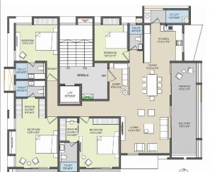 Bhima The Grenadiers - Floor plan