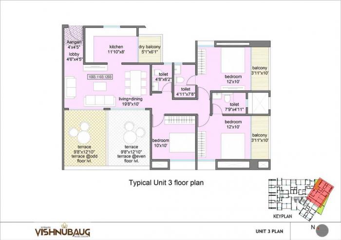 Nirman Vishnubaug - Floor Plan