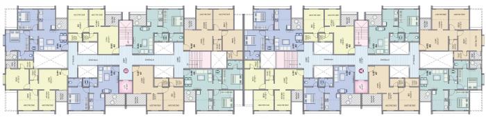 Rajshree Hillside Residency - Site Plan