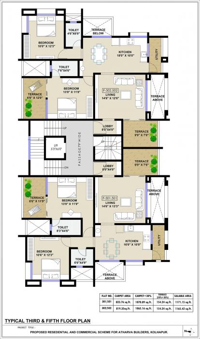 Atharva Heights - Site Plan