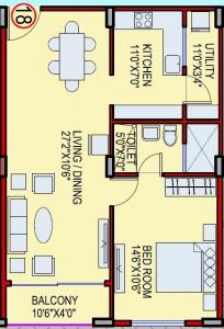 Ashish AN Reddy Apartment - Floor plan
