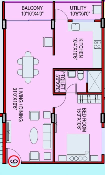 Ashish AN Reddy Apartment - Floor Plan