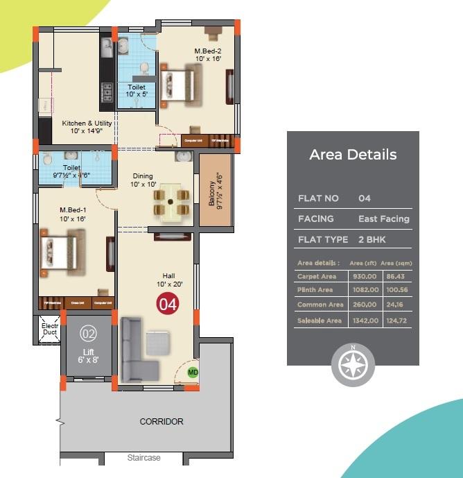 Sree Daksha Atulaniya - Floor Plan
