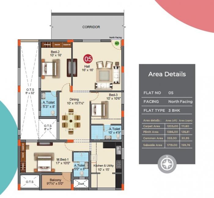 Sree Daksha Atulaniya - Floor Plan