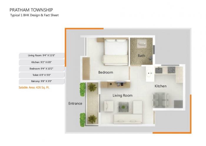 Primary Pratham - Floor Plan