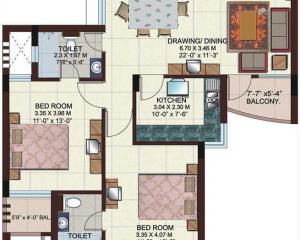 Ansal Town - Floor plan