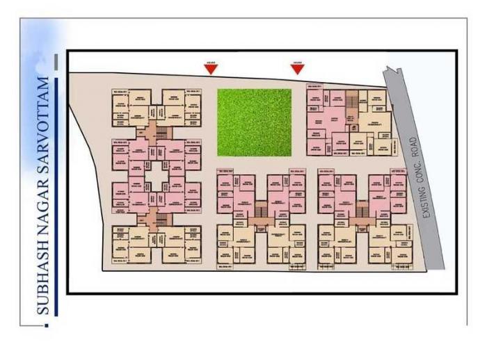 Kankaria  Subhasnagar Housing Complex - Master Plan