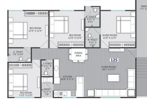 Raghuvir Spectrum - Floor plan