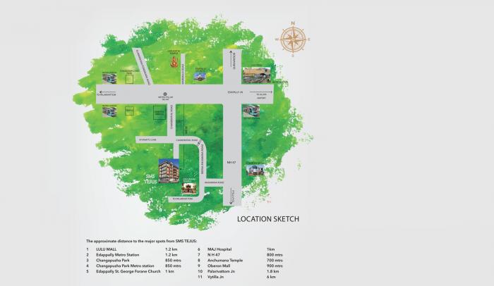 SMS Tejus - Locality