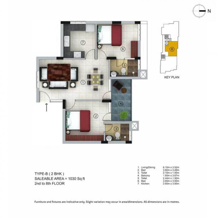 Beacon Infinity - Floor Plan