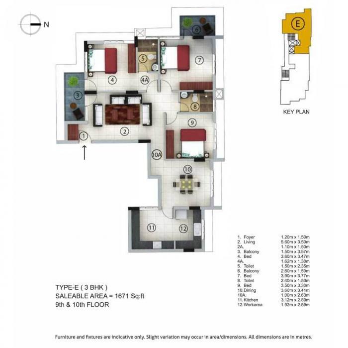 Beacon Infinity - Floor Plan