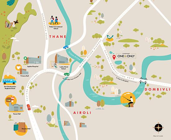 Lodha Codename One and Only - Locality