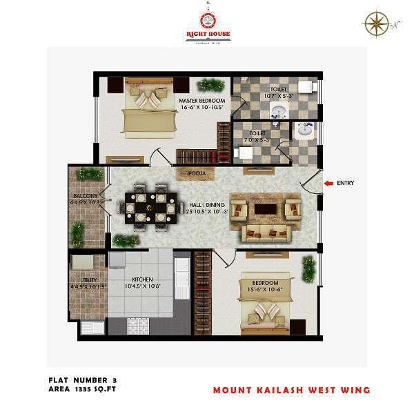 Mount Kailash - Floor Plan