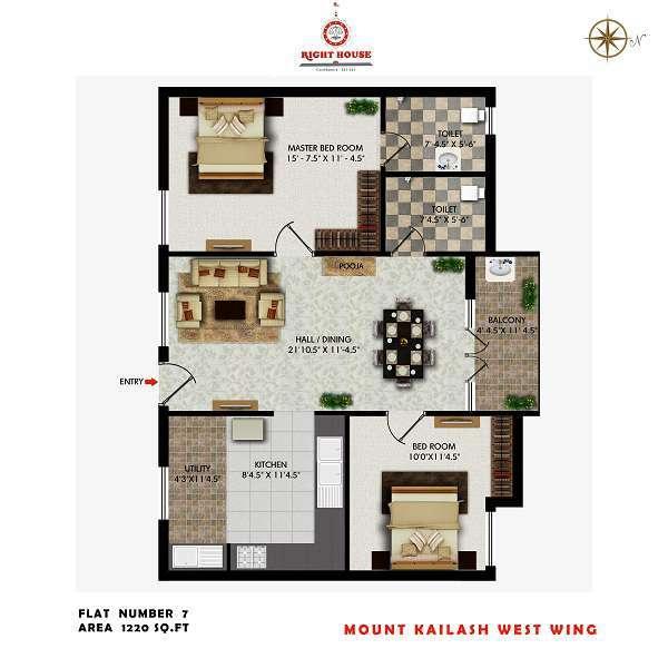 Mount Kailash - Floor Plan