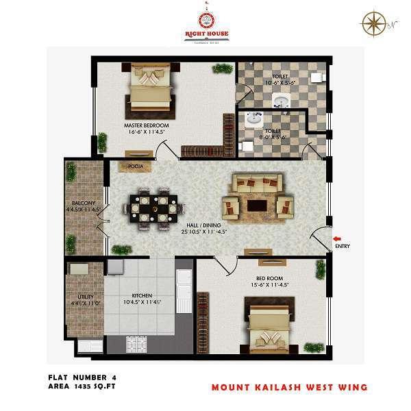 Mount Kailash - Floor Plan
