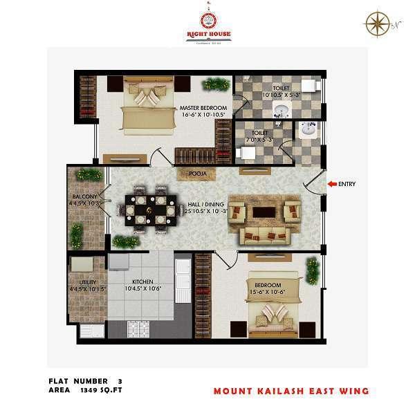 Mount Kailash - Floor Plan