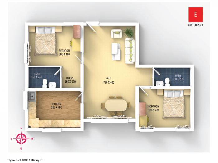 VKL Santhi Homes - Floor Plan