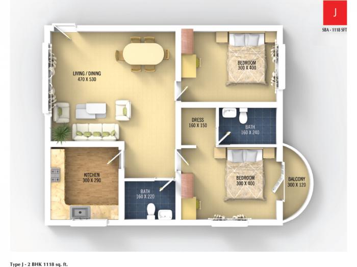 VKL Santhi Homes - Floor Plan