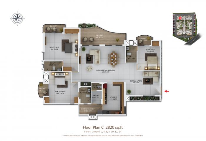 The Lantern - Floor Plan