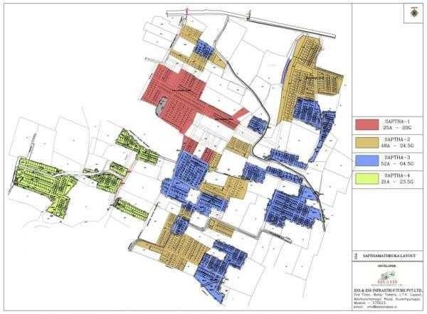 Shree Sapthamathruka Layout - Master Plan