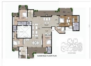 Amrapali Cloud Ville - Floor plan