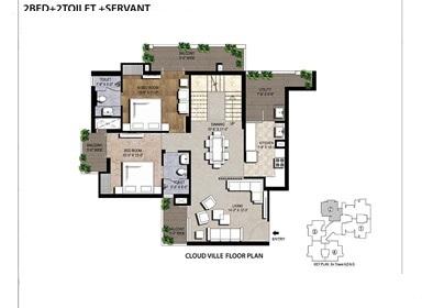 Amrapali Cloud Ville - Floor Plan