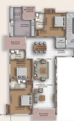 Sreshta Avanthika - Floor Plan
