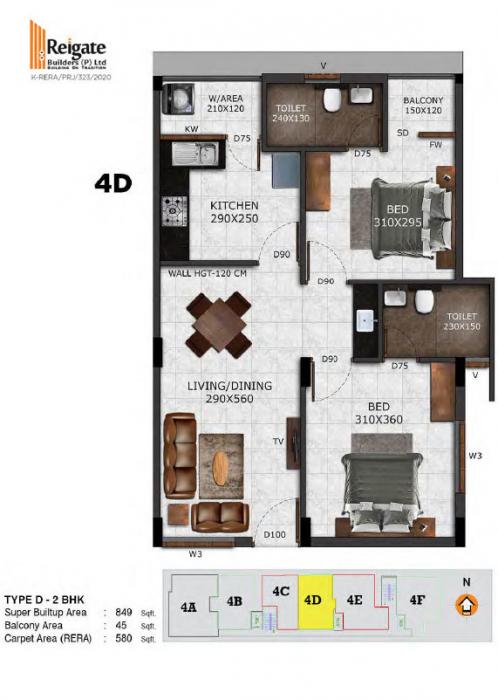 Reigate Serenity - Floor Plan